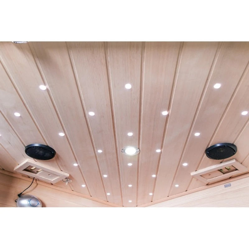 Sauna de infrarrojos con paneles de carbono LUXE 2850W 3-4 lugares - SNÖ