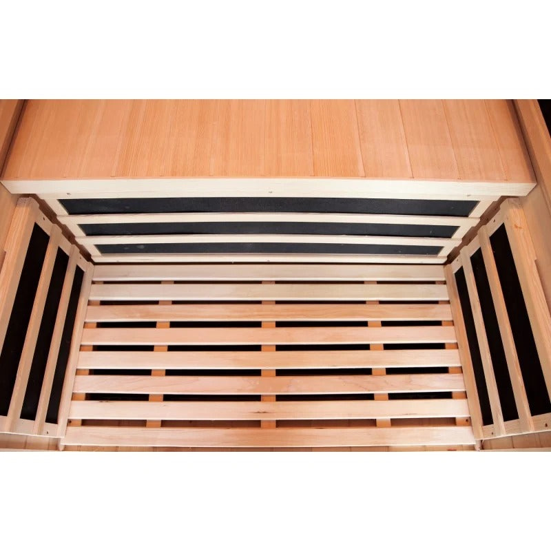 Sauna de infrarrojos con paneles de carbono LUXE 2160W 2 lugares - SNÖ