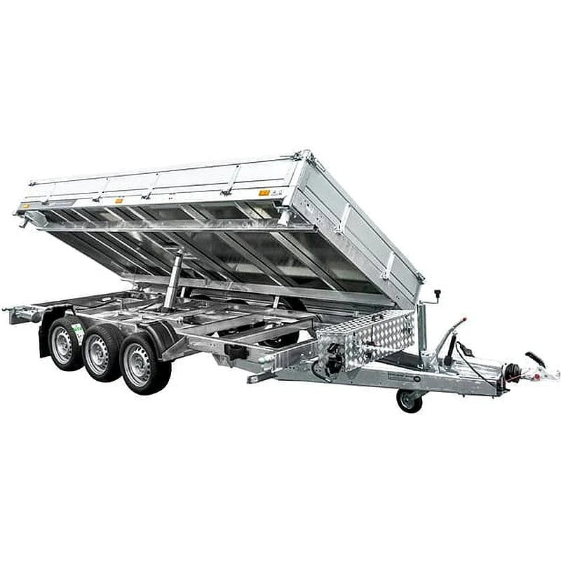 Remolque basculante hidráulico 3 ejes 6m 3500kg UNITRAILER TASKER